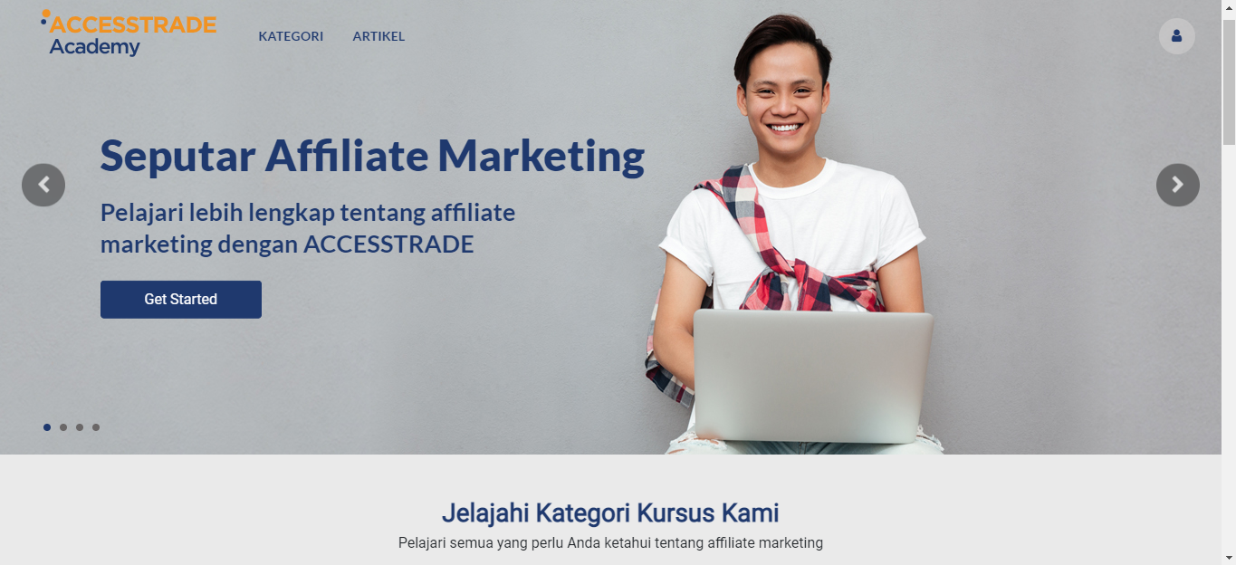 Kursus affiliate marketing gratis Accesstrade Academy