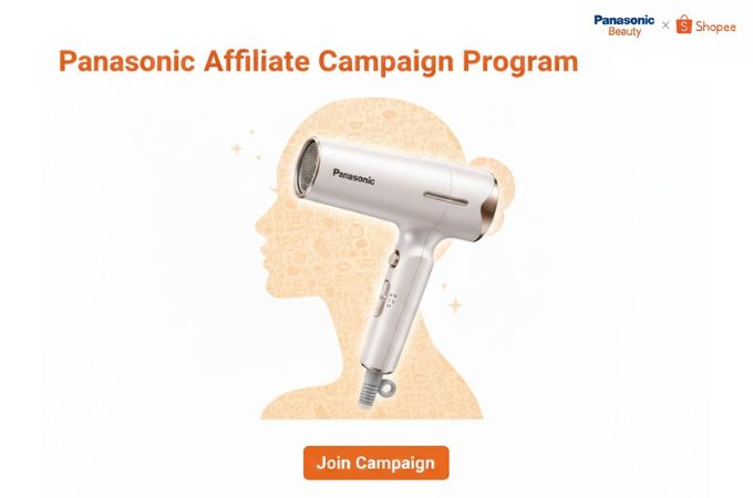 Launching! Panasonic Beauty di Shopee: Komisi 3% untuk Publisher ACCESSTRADE—Siap Gas Penjualan?