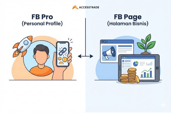 Strategi Organik FB Pro vs FB Page: Mana yang Lebih Cepat Menghasilkan Komisi Affiliate?