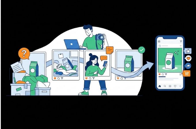 Cara Bercerita Lewat Desain dengan Foto Autentik, Teks Personal, dan Layout Sederhana untuk Konten Affiliate