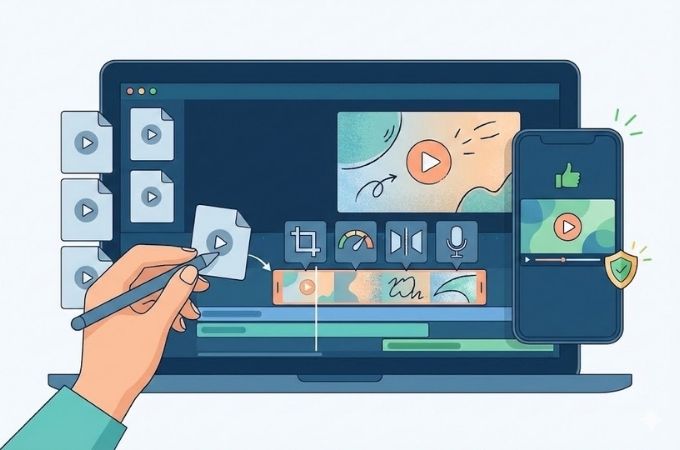 Panduan Clipper Affiliate: Teknik Edit 'Unpolished' Video Bank Konten Agar Tetap Unik