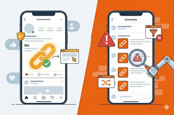 Trik Taruh Link di Bio & Komentar: Strategi Anti-Spam Meta 2026