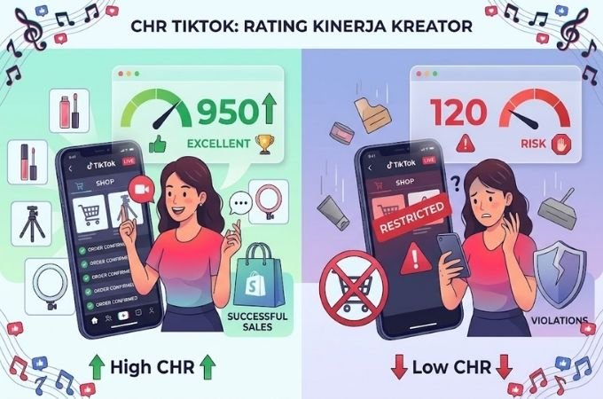Apa Itu CHR TikTok Shop? Cara Cek dan Menjaga Rating Kinerja Kreator Tetap Hijau