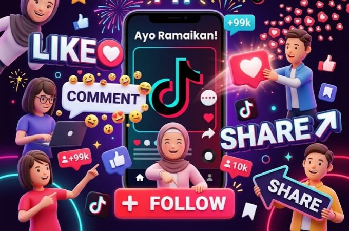 Engagement Rate TikTok: Cara Menghitung, Benchmark, dan Kenapa Angkanya Bukan Ukuran Penghasilan